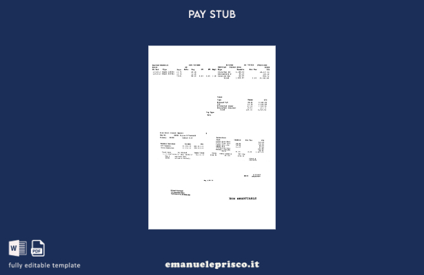 stile verificato Modello busta paga Bee Clean Industrial Ltd.